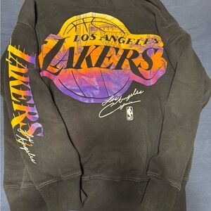 NBA Los Angeles Lakers Black and Purple Sweatshirt